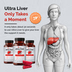 Ultra Liver Supplement for Liver Care & Support and Gallbladder Support - Powered by TMG, NAC Milk Thistle, and More - Liver Cleanse Detox & Repair - 60 Capsules