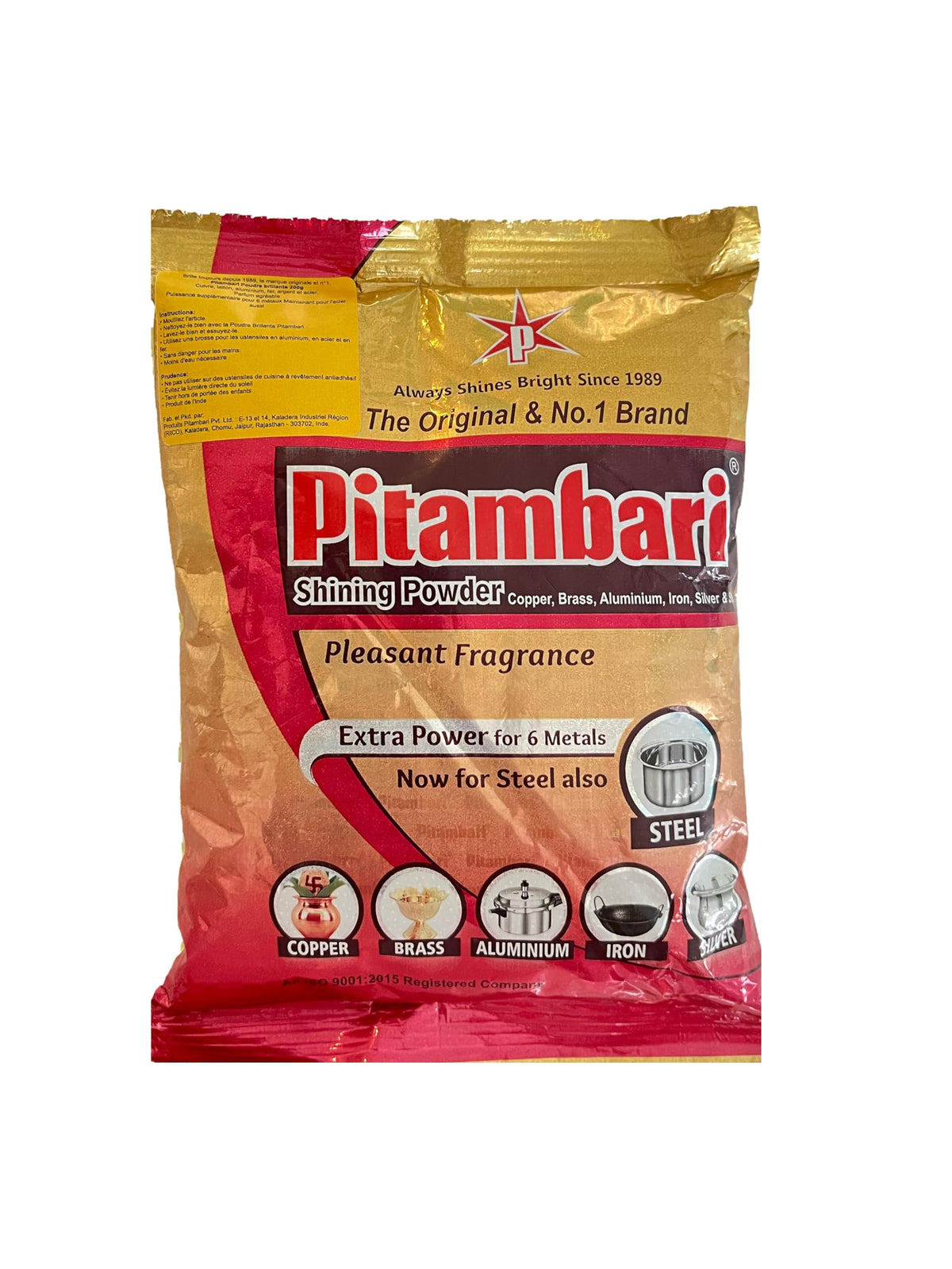 Pitambari Shining Powder - 200g (Pack of 3)