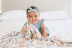 Buy now Copper Pearl Large Premium Knit Baby Swaddle Receiving Blanket Autumn at indiglob india
