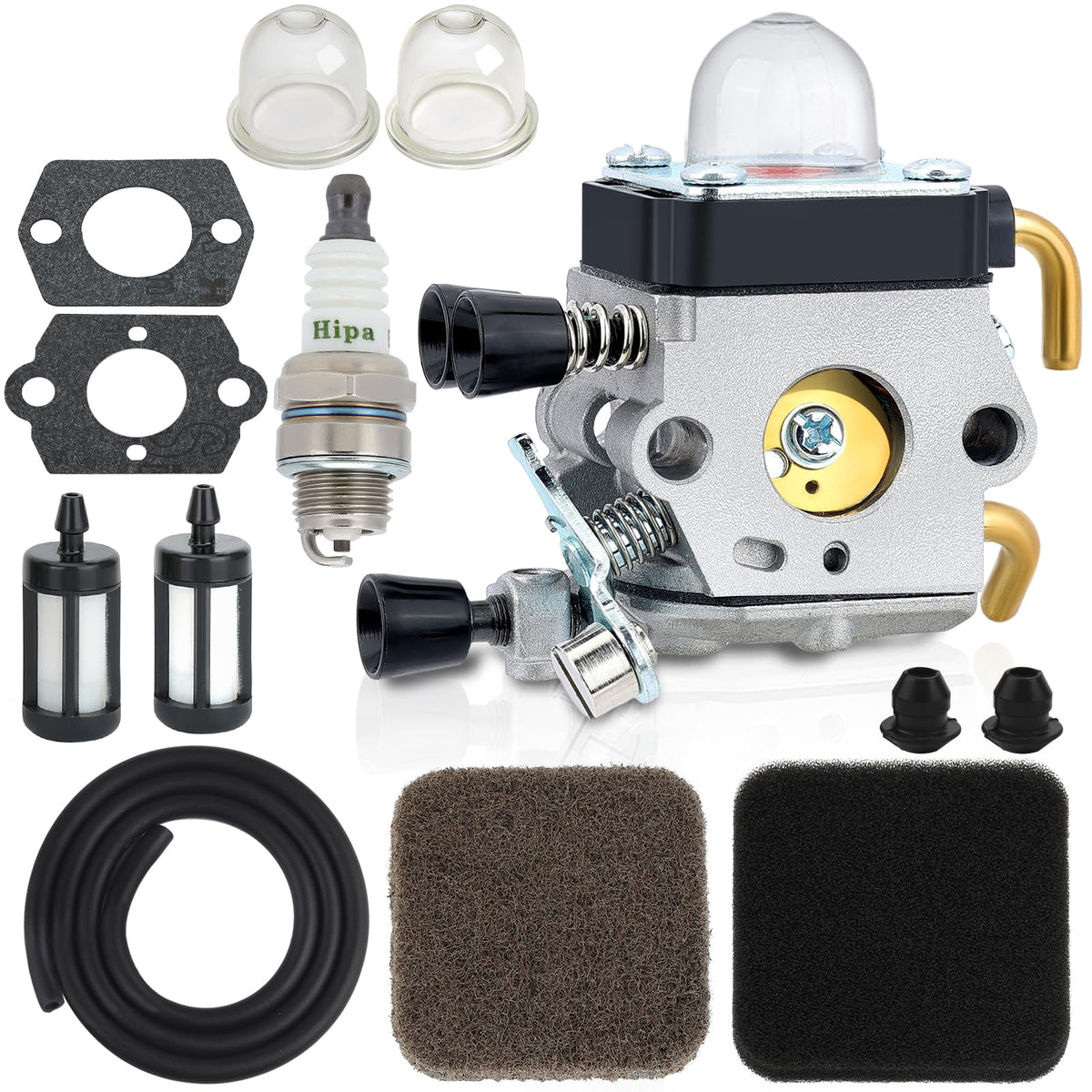 Hipa FS80R Carburetor Kit for STHIL FS85 FS80R FS75 FS76 FS74 HS80