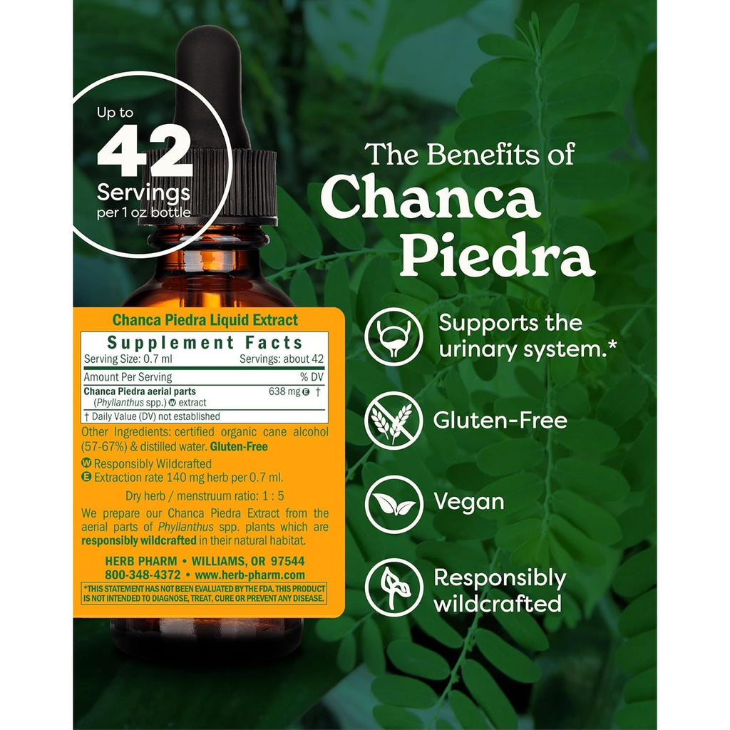 Buy now Herb Pharm Chanca Piedra Liquid Extract for Urinary System Support, 1 Fl Oz at indiglob india