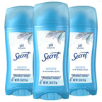 Secret Antiperspirant and Deodorant for Women, 24hr Sweat & Odor Protection, PH Balanced Protection, Gentle on Skin, Wide Solid, Powder Fresh Scent, 2.7 oz (Pack of 2)