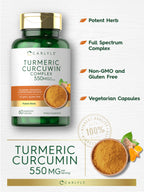 Carlyle Turmeric Curcumin 550mg | 60 Vegetarian Capsules
