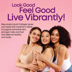 Rejuvicare Liquid Collagen Beauty Formula with Amino Acids, Protein and Biotin, Delicious Grape Flavor, Purple 16 oz ,32 servings