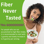 Fiber Gummies for Adults, GLP-1 Friendly 10g Prebiotic Fiber Gummies, 60Cts | Fiber Supplement + Enzymes, Probiotics & Betaine for Digestive & Gut Health and Regulate Bowel Movement, Vegan, Sugar Free