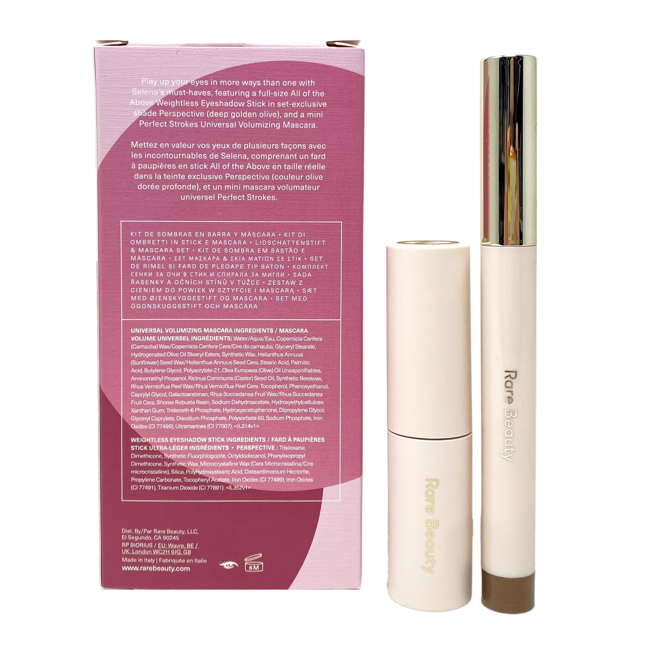 Buy now Rare Beauty Limited Edition Selena's Essential Eye Duo - Eyeshadow Stick & Mascara set - New In Box! at indiglob india