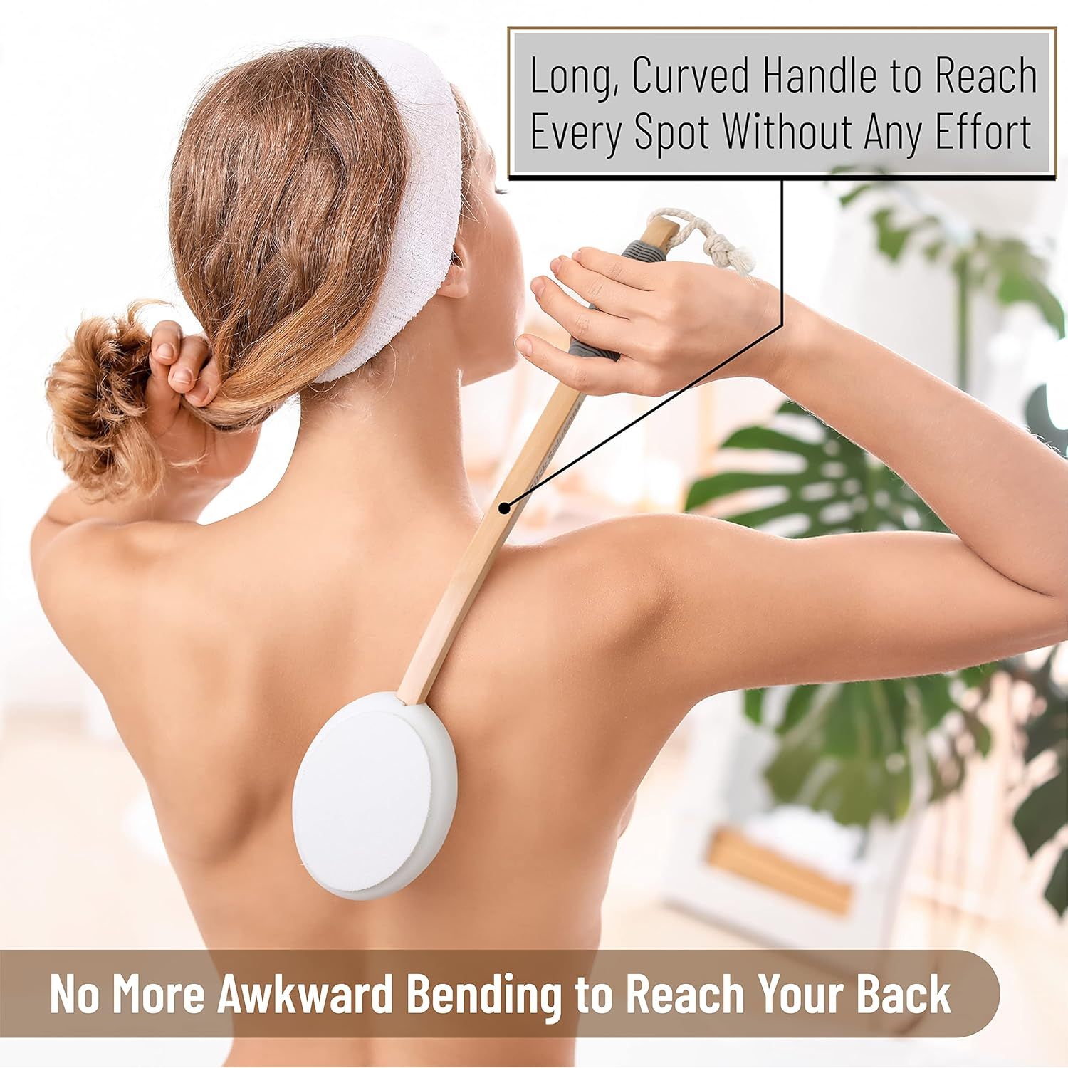 Buy now Slick- Lotion Applicator, 17 inch, Applicators for Your Back, Back Applicator Lotion, Certified Organic, Easy Reach Washable, Applicators, Self Tanner For All Skin Tone at indiglob india