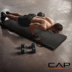 CAP Barbell Folding Exercise Mat – Durable, Anti-Tear, Thick Padding for Fitness, Aerobics, Gymnastics & Home Workouts. 72"L x 24"W x 2"Thick. PINK