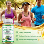 Nature's live Oil of Oregano with Black Seed Oil | 2 in 1 Oregano Supplement for Immune Health, Retains High Concentrated Carvacrol & Thymoquinone, 60 Softgels, 2 Pack