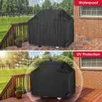 Unicook Heavy Duty Waterproof Grill Cover for Outdoor Grill 65 Inch, Black