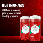 Old Spice Aluminum Free Deodorant for Men, High Endurance, 24/7 Lasting Freshness & Long Lasting Scent, 24/7 Advanced Sweat & Odor Protection, Pure Sport Scent, 3.0 oz (Pack of 2)