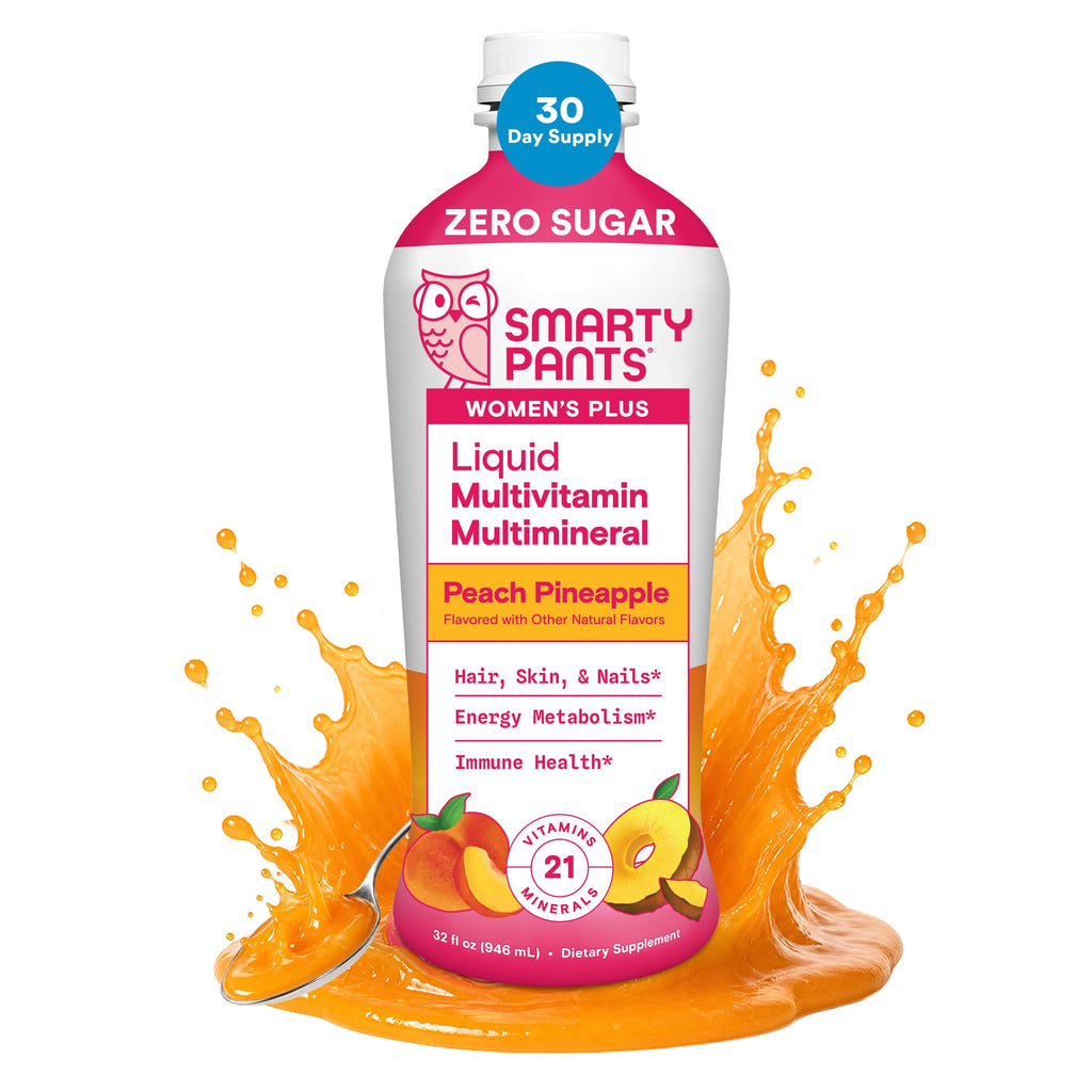 SmartyPants Women's Multivitamin Gummies, Omega 3 (DHA/EPA), Methylfolate, CoQ10, Vitamin D3, C, Vitamin B12, B6, A, K & Zinc, Inositol, Gluten Free, 120 Count (40 Day Supply)