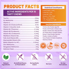 Carmelie Taurine for Cats Vitamins Treats, 15 in 1 Cat Multivitamin, 500 Ct