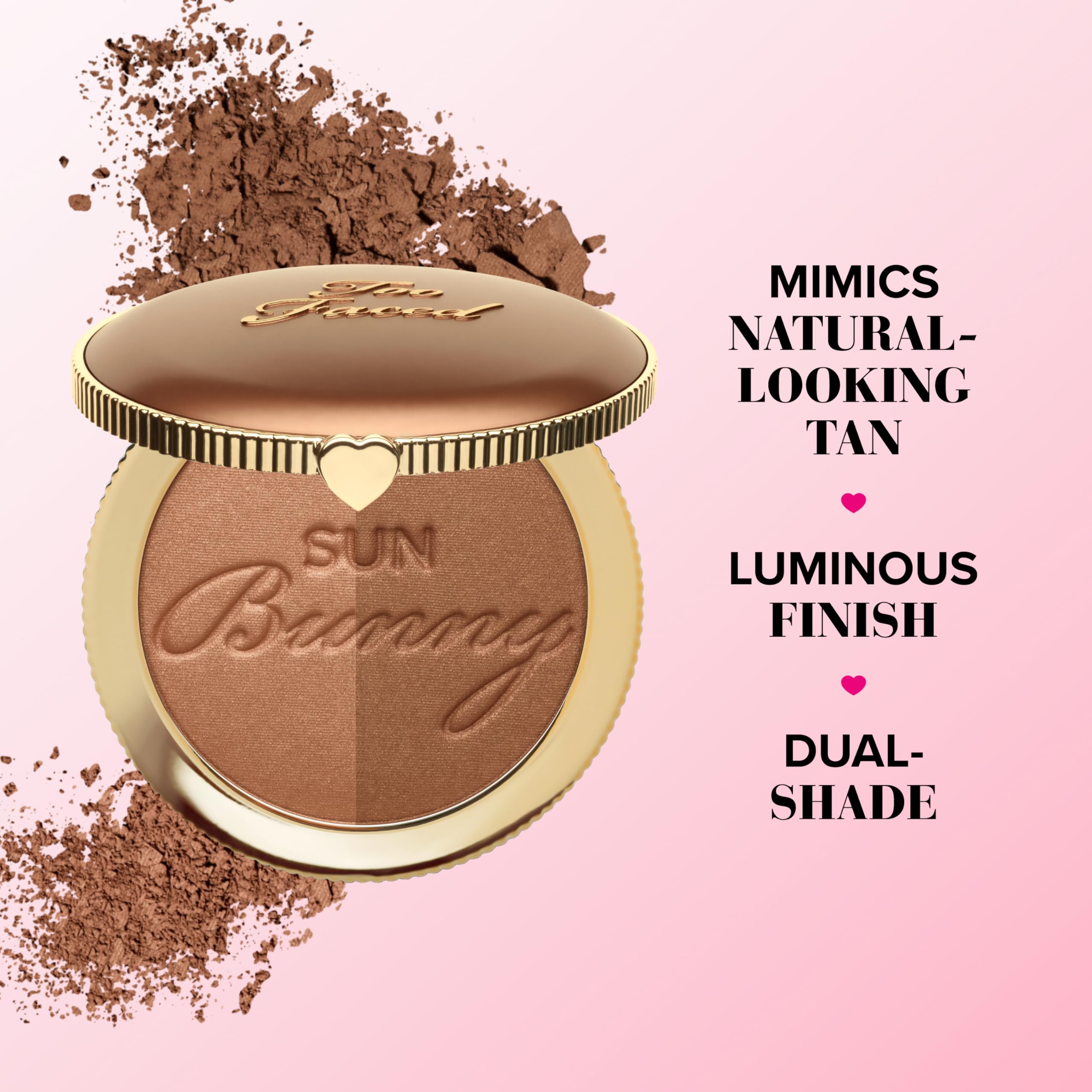 Buy now Too Faced Sun Bunny Bronzer | Buildable Highlighter + Bronzer Duo for Luminous Glow and Sun-Kissed Finish, 0.28 Ounce at indiglob india