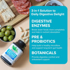Buy now Zenwise Health Digestive Enzymes for Gut Health & Bloating Relief - Multi Enzymes Digestion Supplement with Probiotics, Bromelain & Papaya for Digestive Health Support - Men & Women - 180 Count at indiglob india
