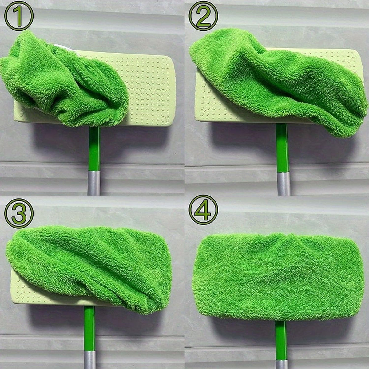6-Pack Reusable Coral Fleece Mop Pads Washable Wet Mopping Cloths and Dry Sweeping Cloths for Swiffer Sweeper – Washable Wet & Dry Microfiber Pads for Surface/Hardwood Floor Cleaning, Tile & More.