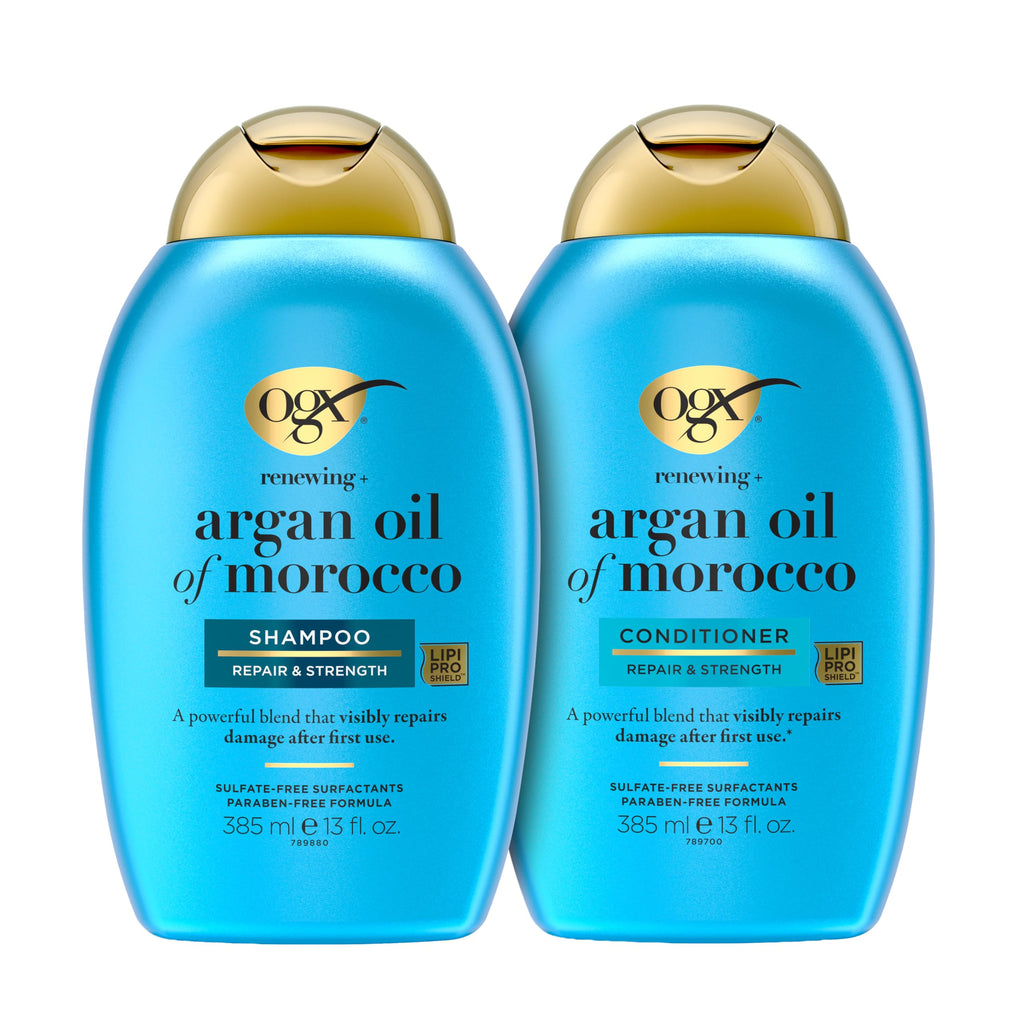 OGX Renewing + Argan Oil of Morocco Shampoo & Conditioner, 2 x 13 fl. oz