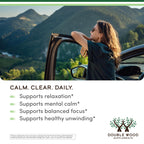 L-Theanine 200mg, Calm, Restful Sleep & Focus, 60 Capsules | Calm & Stress Relief, Restful Sleep Support, Calm Focus Without Jitters, Non-GMO, Third-Party Tested