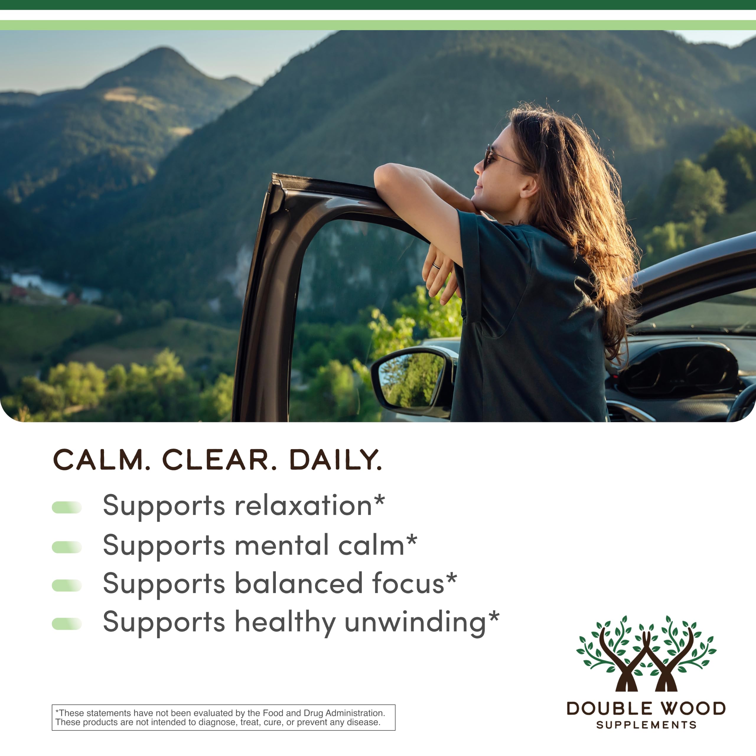 L-Theanine 200mg, Calm, Restful Sleep & Focus, 60 Capsules | Calm & Stress Relief, Restful Sleep Support, Calm Focus Without Jitters, Non-GMO, Third-Party Tested