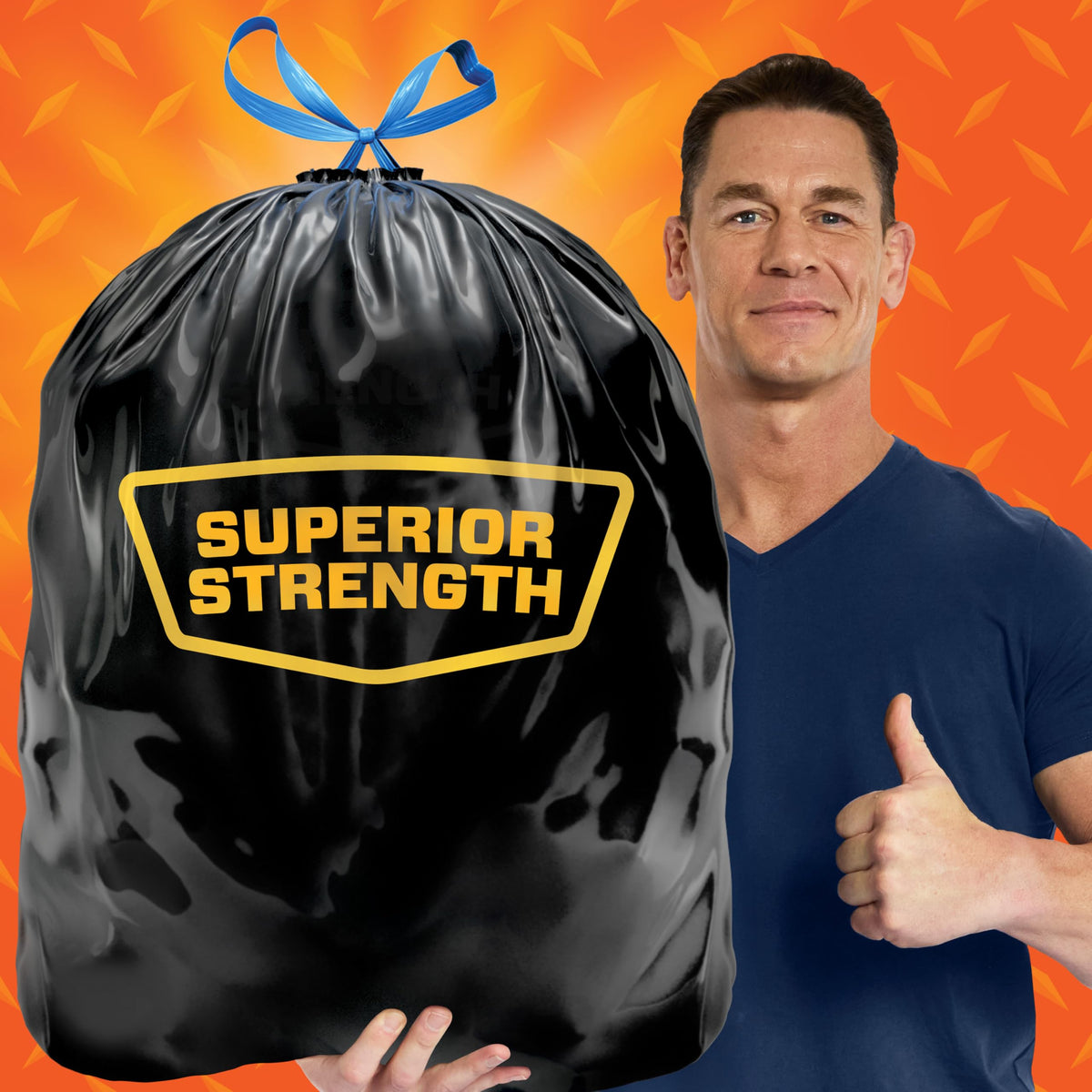 Hefty Strong Lawn and Leaf 39 Gallon Trash Bags, Heavy Duty, Black, 38ct