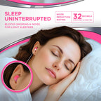 Buy now HEAROS Sleep Pretty in Pink Ear Plugs For Sleeping, 14 Pair (Pack of 1) at indiglob india
