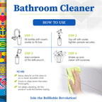 Truly Free Bathroom Cleaner Spray Kit - 16oz + 2 Fills, 3oz ea.