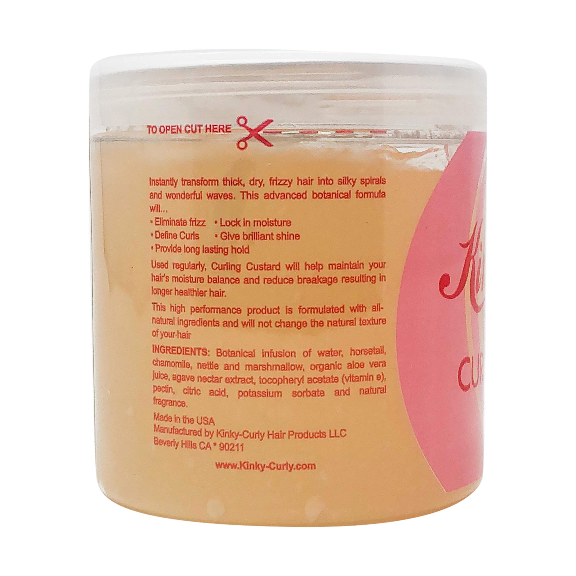 Buy now Kinky Curly Curl Custard Gel, 8 oz at indiglob india