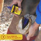 Thrush Treatment for Horses, Hoof Care Liquid to Help Maintain Healthy Hooves, Purple Stain Formula, Easy to Apply, Equine Farrier Favorite, 2 oz