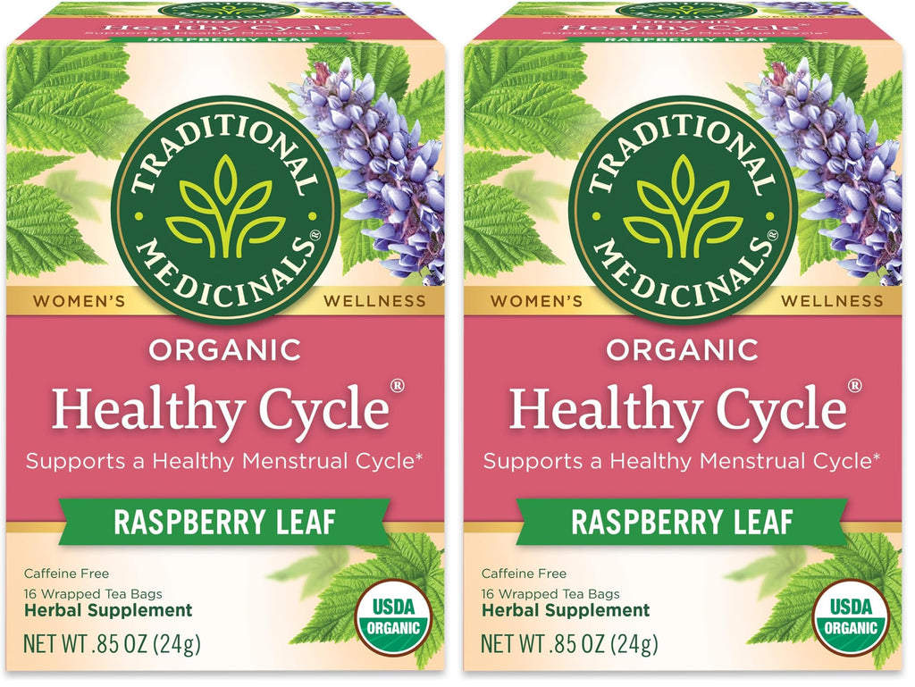 Buy now Traditional Medicinals Organic Raspberry Leaf Herbal Tea, Eases Menstrual Cramps & Supports Healthy Pregnancy, (Pack of 1) - 16 Tea Bags at indiglob india