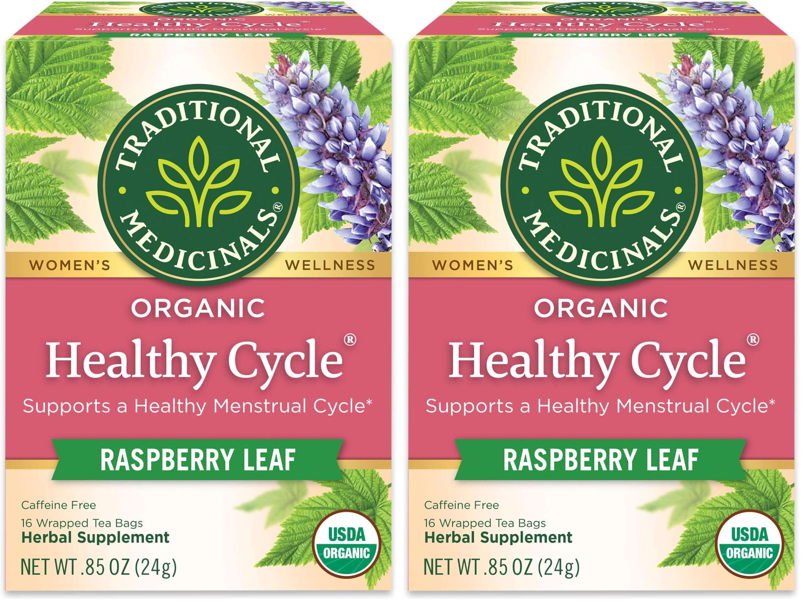 Buy now Traditional Medicinals Organic Raspberry Leaf Herbal Tea, Eases Menstrual Cramps & Supports Healthy Pregnancy, (Pack of 1) - 16 Tea Bags at indiglob india