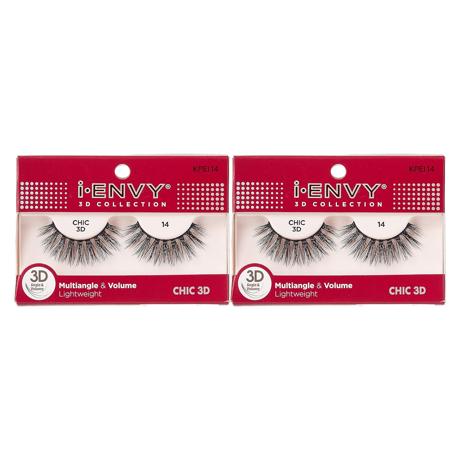 Buy now i-Envy 3D Glam Collection Multi-angle & Volume (2 PACK, KPEI14) 2 PACK KPEI14 at indiglob india