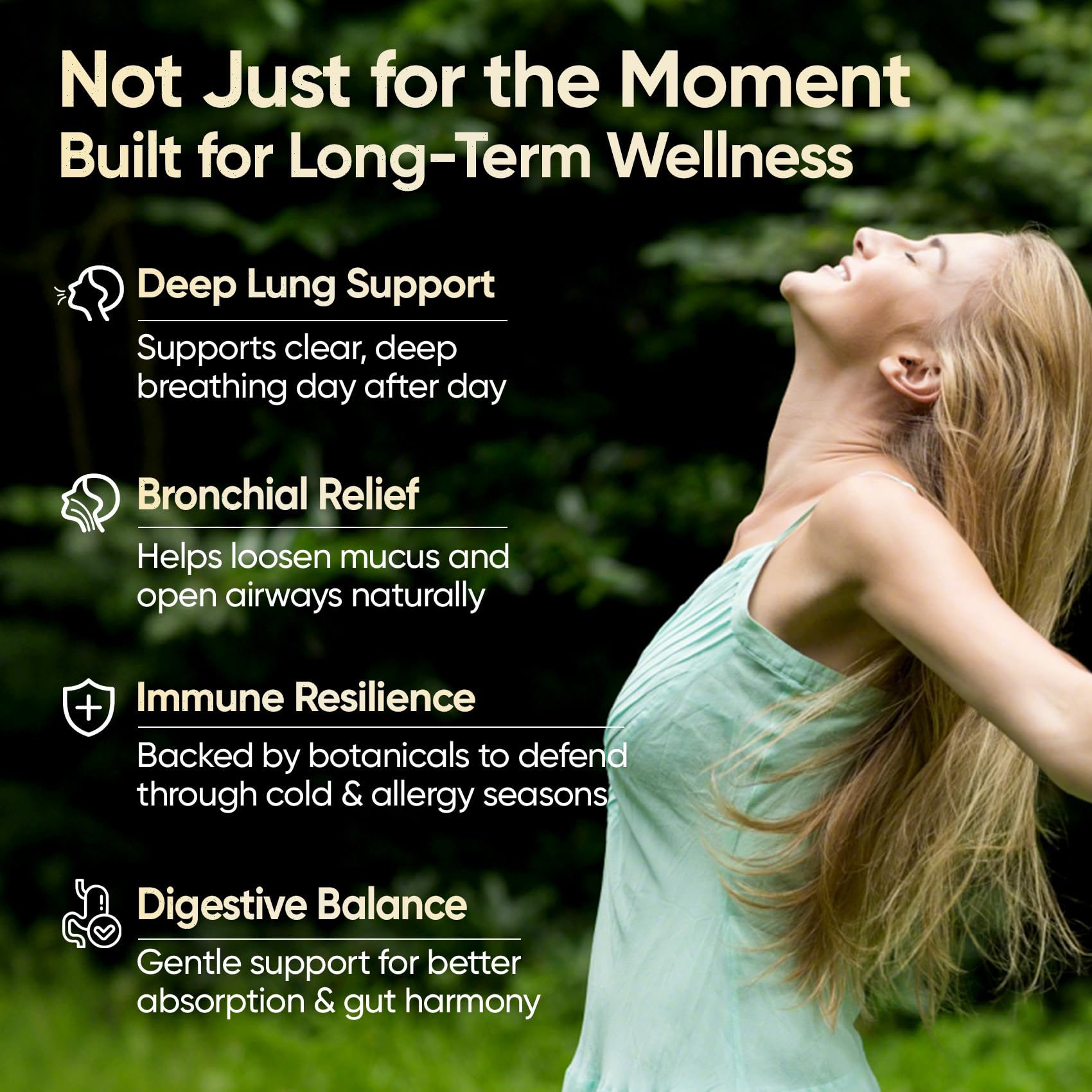 Mullein Drops for Lungs, Lung Detox for Smokers,Alcohol Free - 120 Servings | Mullein Leaf Extract with Echinacea,Elderberry,Marshmallow Root for Respiratory,Immune & Lymphatic Drainage - Sugar Free