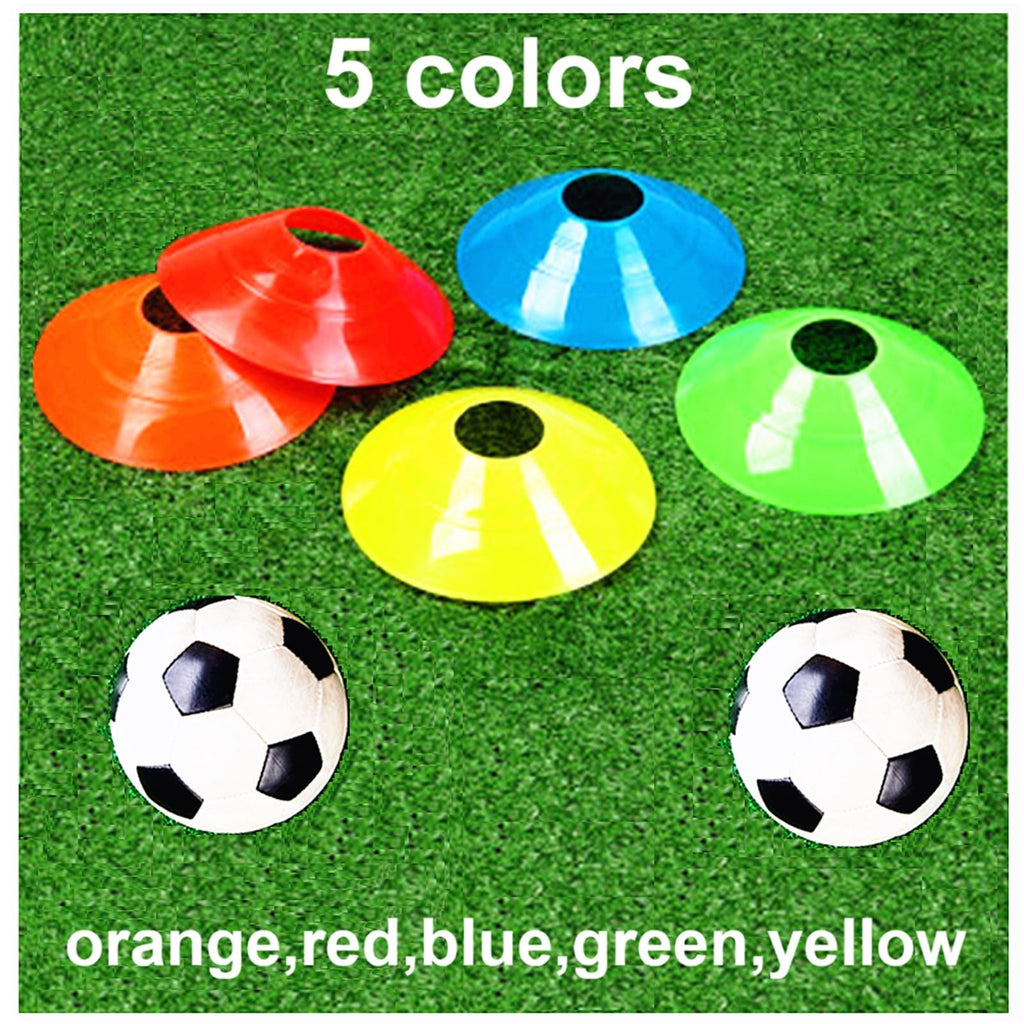 Soccer Cones 50 Pcs Disc Cones (5 Colors)