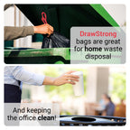 Reli. 30 Gallon Trash Bags Drawstring | 150 Count | Black | 30 Gallon Garbage Bags Heavy Duty | Large 30 Gal