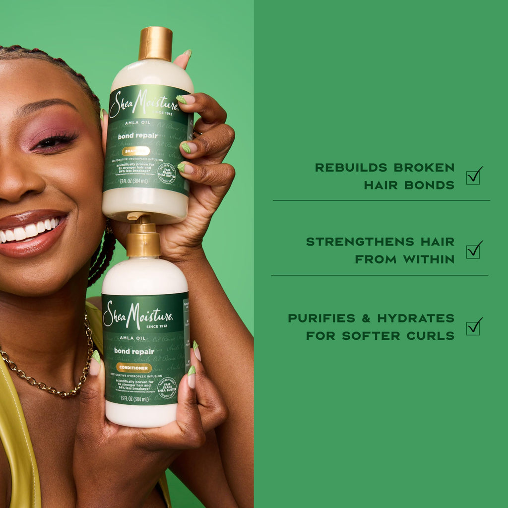 Shea Moisture Bond Repair Shampoo with Amla Oil 13oz