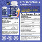 NEVISS Melatonin 50 mg for Adults - Extra Strength 9-in-1 Fast Dissolve Sublingual - High Dose with Magnesium Glycinate, Vitamin D3, Ashwagandha, Lemon Balm, Chamomile, Sugar Free, Vegan,60 Tablets