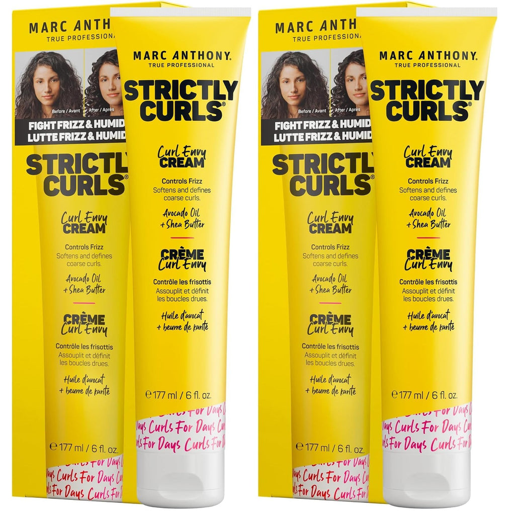 Marc Anthony Strictly Curls Defining Lotion - Light Gel - Curly & Wavy Hair | Frizz Taming Styling Hair Cream-Gel for Long Lasting Curl Definition, Bounce & Shine for Fine to Medium Curls & Waves
