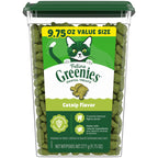 Buy now Greenies Feline Veterinarian-Recommended Adult Natural Dental Cat Treats, Catnip Flavor, 21 oz. Tub at indiglob india