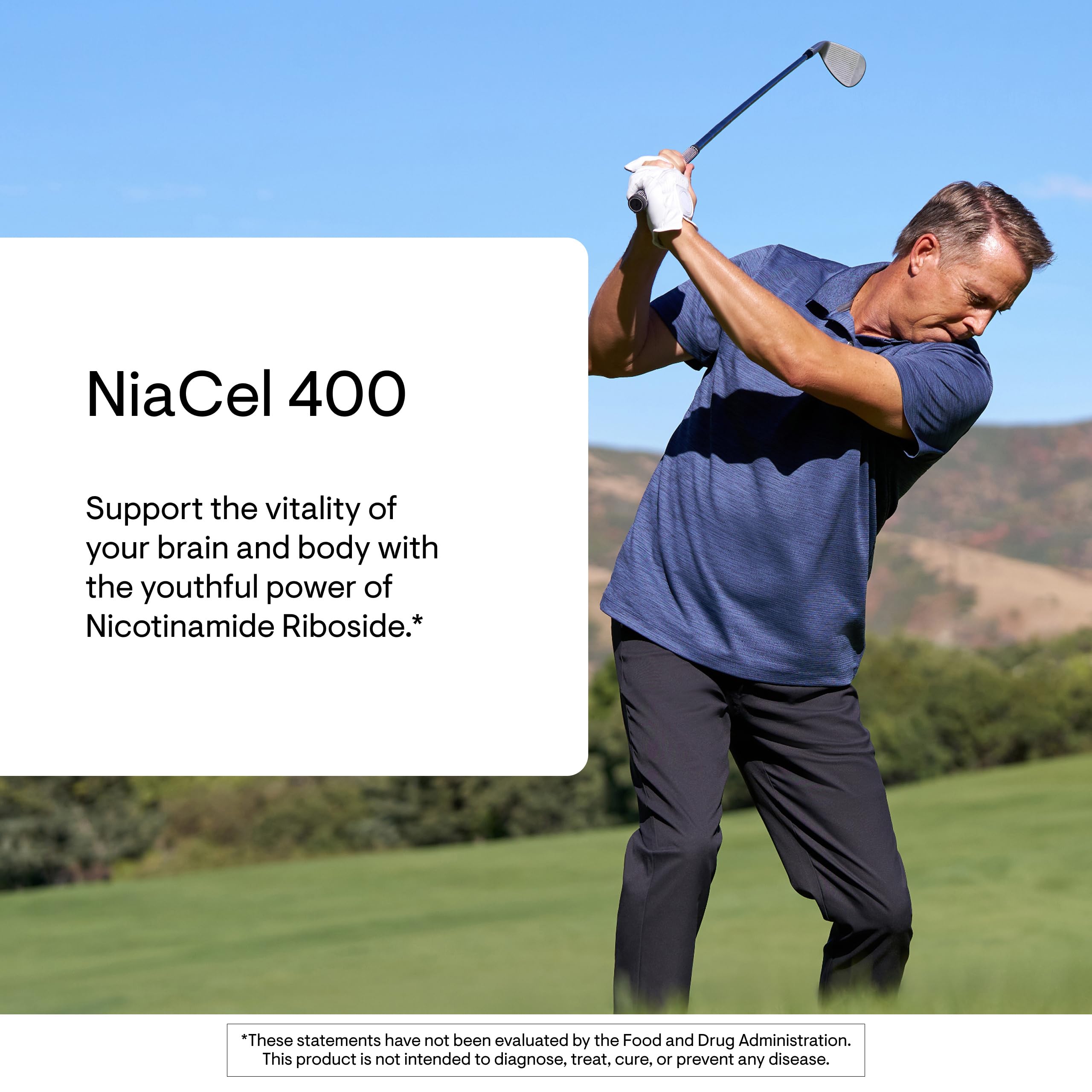 THORNE NiaCel 400, Nicotinamide Riboside & Betaine, 60 Capsules | Supports NAD+ Production, Healthy Aging, Cellular Energy, Methylation & Sleep-Wake Cycle*, NSF Certified for Sport