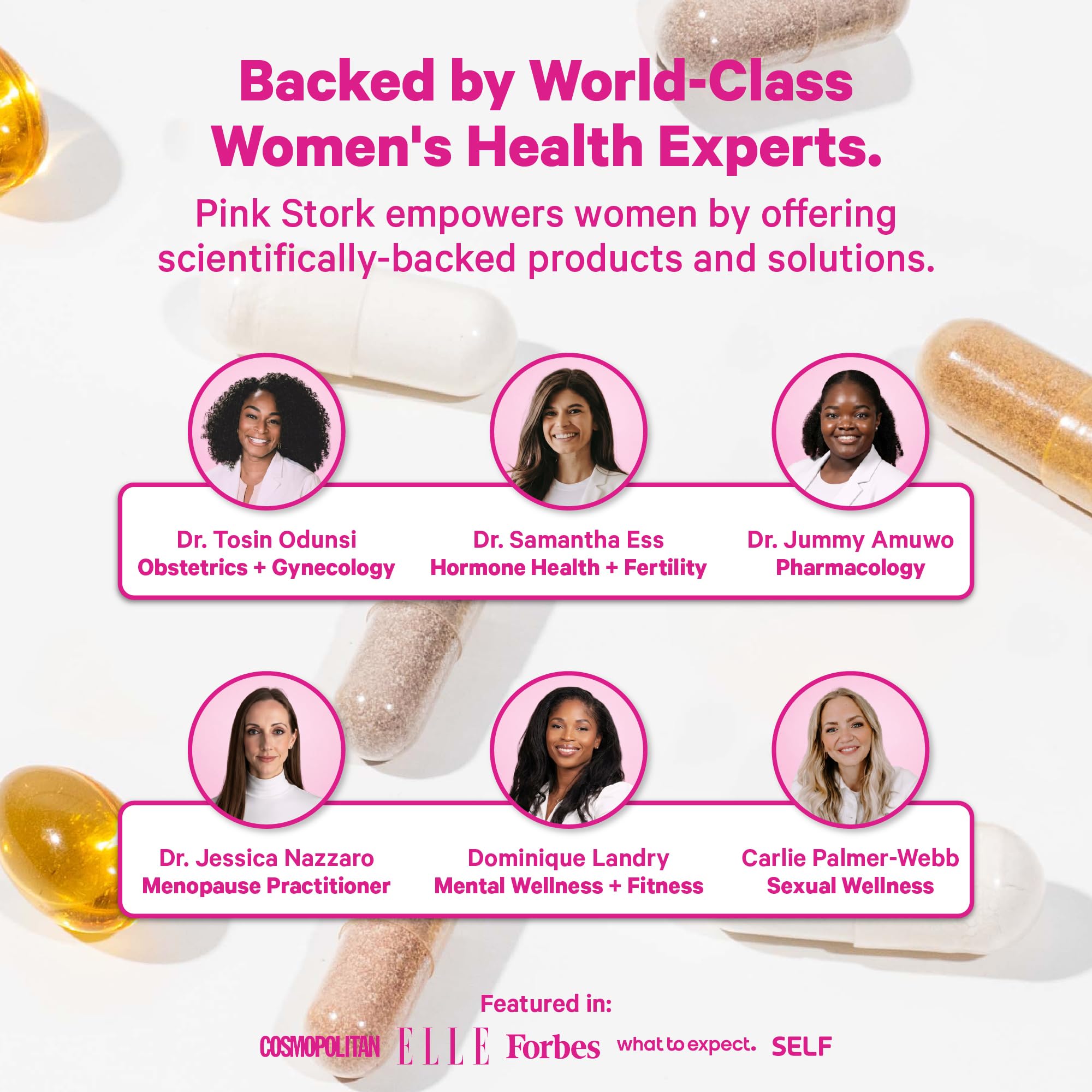 Pink Stork Total Postnatal Vitamin Gummies, 60 Count | Multivitamin for Postpartum Recovery, Lactation Support, Folic Acid, B6, Zinc, + Vitamin C, Postpartum Essentials
