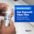 Men's Rogaine 5% Minoxidil Topical Foam, Unscented, 3 Mo Supply, 3x 2.11 Oz | Hair Regrowth Foam, Topical Hair Loss Treatment for Men, Regrow Fuller, Thicker Hair, Unscented, Aerosol, 3-Month Supply