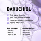 Korean Bakuchiol Concentrate DIY Mix-in Serum 30,000 ppm - High Potency Retinol Alternative | Wrinkle Reduction Skin Firming & Smoothing - Anti-Aging Sensitive Skin Vegan & Cruelty-Free Non-GMO 1 oz