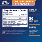 Buy now Osteo Bi-Flex Triple Strength(5) with MSM, Glucosamine Joint Health Supplement, Coated Tablets, 80 Count at indiglob india