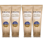 Jergens Natural Glow + Firming Daily Moisturizer Medium to Tan Skin Tones 7.5oz | Gradual Sunless Tanner, Collagen and Elastin, Firms Skin, Reduces Cellulite, Daily Moisturizer, Medium to Deep Skin Tone
