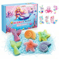 Mermaid Bath Bombs for Kids with Toys Inside, Gifts for 4-8 Year Old Girl