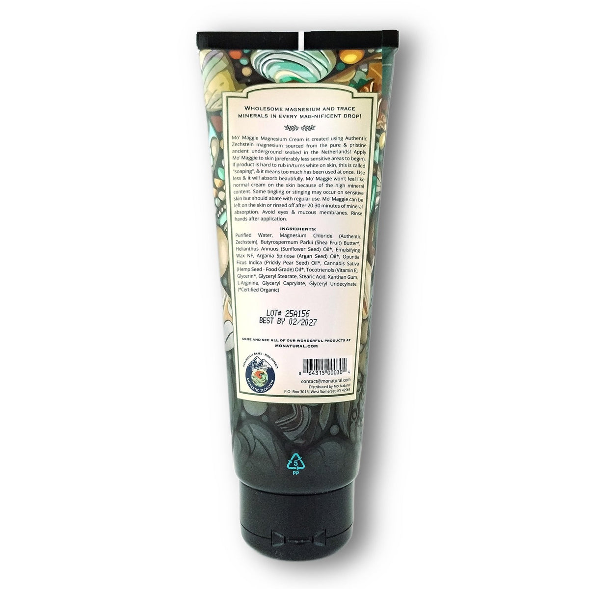 Mo' Maggie Magnesium Cream with Authentic Zechstein Minerals, Shea Butter