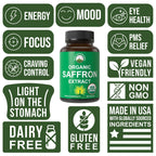 Peak Performance Saffron Supplements. USDA Organic Saffron Extract Capsules