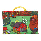 Buy now Melissa & Doug Take-Along Farm Baby and Toddler Play Mat (19.25 x 14.5 inches) With 9 Animals - Folds To Be Convenient Storage Bag for Travel at indiglob india