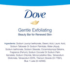 Buy now Dove Beauty Bar for Softer Skin Gentle Exfoliating More Moisturizing Than Bar Soap 3.75 oz 6 Bars at indiglob india