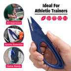Cramer Training Supplies, Shark Tape Cutter & Remover Liquid for Adhesive Removal, Safe Edge Scissors, Bandage Shears & Solution to Safely Remove Standard Cutter - Material